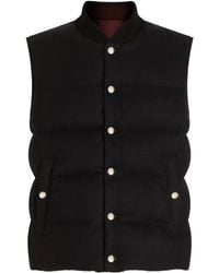 Dolce & Gabbana - Reversible Padded Gilet - Lyst