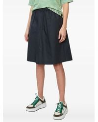 Marc O' Polo - Gathered-Waist A-Line Mini Skirt - Lyst