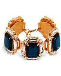 Anton Heunis - Electra Crystal-Embellished-Plated Bracelets - Lyst