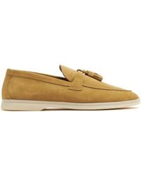 SCAROSSO - Leandro Suede Loafers - Lyst