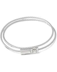 Guess - Armband Mit Verdrehtem Draht Und Kristallen - Lyst