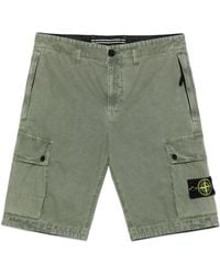 Stone Island - コンパスバッジ ショートパンツ - Lyst