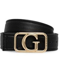 Guess - Sebina Logo-Plaque Reversible Belt - Lyst