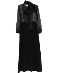 GIANA ブラック　リボンディテールドレス Nº21 リボンディテール ドレス | ブラック | FARFETCH JP