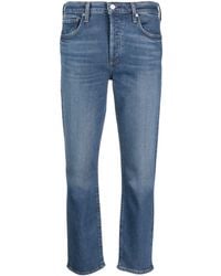 Citizens of Humanity - Slim-cut Cropped-leg Jeans - Lyst