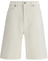 P.A.R.O.S.H. - Logo-Patch Bermuda Shorts - Lyst