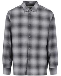 BERNER KUHL - Check-Pattern Long-Sleeve Shirt - Lyst