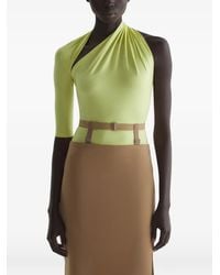 Mugler - Draped Loop T-Shirt - Lyst