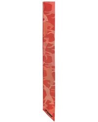 Jil Sander - Horse-Print Logo Bandeau Scarf - Lyst