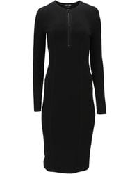 Tom Ford - Zip-Fastening Midi Dress - Lyst