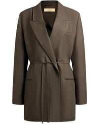 12 STOREEZ - Blazer Con Cinturón - Lyst