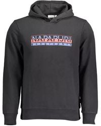 Napapijri - Geographic Logo-Print Hoodie - Lyst
