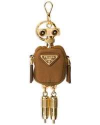 Prada - Robot Re-Nylon Keychain Charm - Lyst