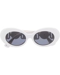 Versace - Medusa Oval-Frame Sunglasses - Lyst