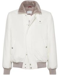 Brunello Cucinelli - カシミア ボンバージャケット - Lyst