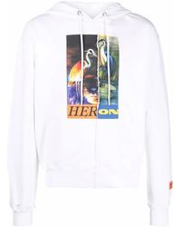 Heron Preston - Split Heron Print Hoodie - Lyst