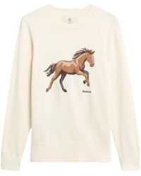 Barbour - Homeswood Intarsia-Knit Sweater - Lyst