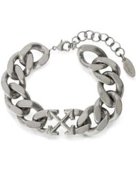 Off-White c/o Virgil Abloh - Arrow Curb-Chain Bracelet - Lyst