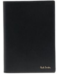 Paul Smith - Porte-Cartes En Cuir À Rayures - Lyst