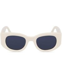 Victoria Beckham - Oval-Frame Sunglasses - Lyst
