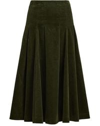 Polo Ralph Lauren - Cotton Skirt With Logo - Lyst