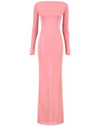 LA GALPA - Riva Vera Long-Sleeve Maxi Dress - Lyst