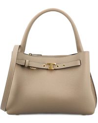 Tod's - Leather Mini Hand With T-Timeless Accessory And Detachable Strap Bags - Lyst