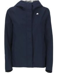 K-Way - Madalina Hooded Logo Jacket - Lyst