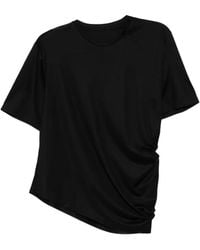 JNBY - Asymmetric-Hem Oversized T-Shirt - Lyst