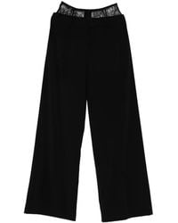 Patrizia Pepe - Lace Palazzo Trousers - Lyst