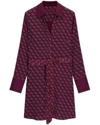 Guess - Robe-Chemise Blerta À Logo Imprimé - Lyst