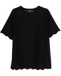 Ermanno Scervino - Lace Scalloped Top - Lyst