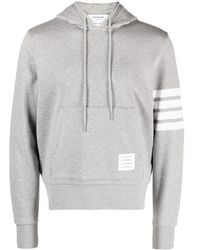 Thom Browne - Hector-Embroidered Loopback Hoodie - Lyst