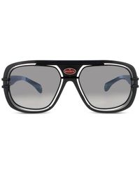 Bugatti - Pilotenbrille Mit Logo-Schild - Lyst