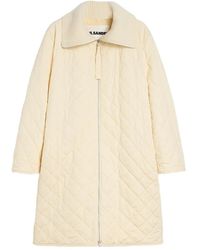 Jil Sander - Quilted Coat - Lyst
