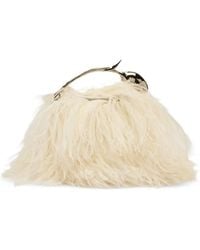 Erdem - Mini Bloom Feather-Embellished Tote Bag - Lyst