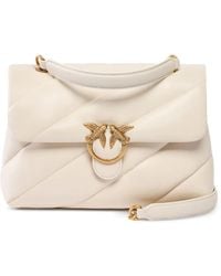 Pinko - Grand Sac Porté Épaule Love Bag Matelassé À Boucle - Lyst