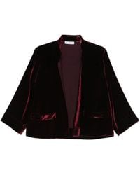 Whyci - Velvet Pocket Jacket - Lyst