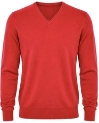 Malo - V-Neck Cashmere Fine-Knit Top - Lyst