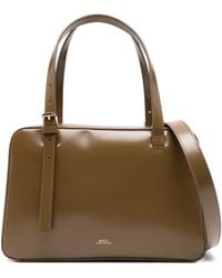 A.P.C. - Virgine Box Tote Bag mit Schnalle - Lyst