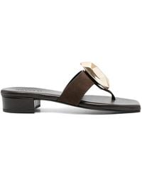 DONNARì - Geometric-Applique Sandals - Lyst