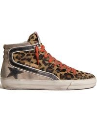 Golden Goose - Slide Leather Sneakers - Lyst