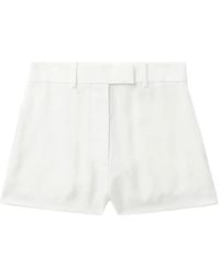 Helmut Lang - Pantalones cortos de vestir de talle alto - Lyst