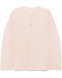 Homme Plissé Issey Miyake - Pleated Long Sleeves T-Shirt - Lyst