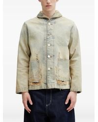 KENZO - Shawl Chore Denim Jacket - Lyst