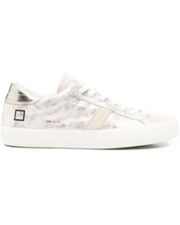 Date - メタリック レザースニーカー - Lyst