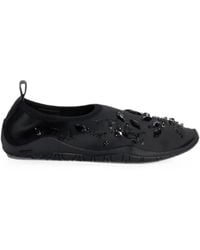 Jil Sander - Sneakers Mit Kristallen - Lyst