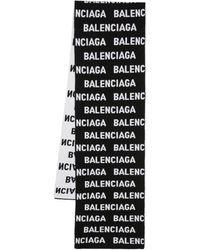 Balenciaga - Gestrickter Intarsien-Schal - Lyst