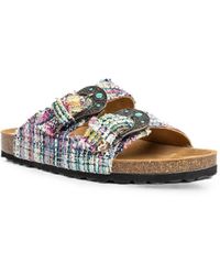 Faliero Sarti - X Taji Ciabatta Flat Sandals - Lyst