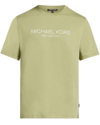 Michael Kors - Logo-print Cotton T-shirt - Lyst